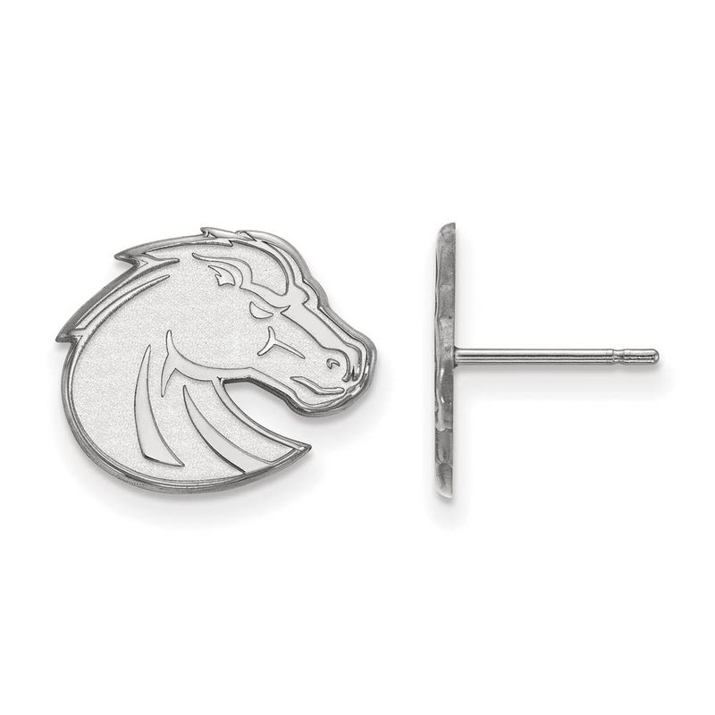 Sterling Silver Boise State University Small Post Earrings